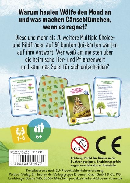 Produktbild: Das Quiz f&uuml;r kleine Forscher &ndash; Natur
