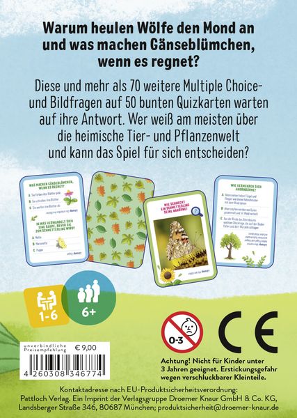Produktbild: Das Quiz f&uuml;r kleine Forscher &ndash; Natur