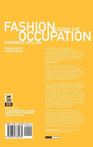 Produktbild: Fashion Under the Occupation