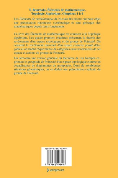 Produktbild: Topologie alg&eacute;brique