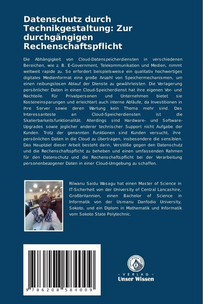 Produktbild: Datenschutz durch Technikgestaltung: Zur durchg&auml;ngigen Rechenschaftspflicht