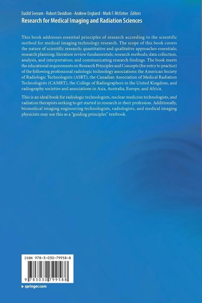 Produktbild: Research for Medical Imaging and Radiation Sciences