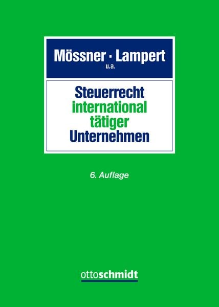 Produktbild: Steuerrecht international t&auml;tiger Unternehmen