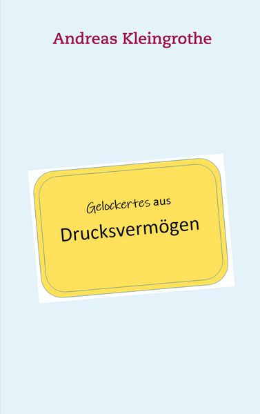 Produktbild: Gelockertes aus Drucksverm&ouml;gen