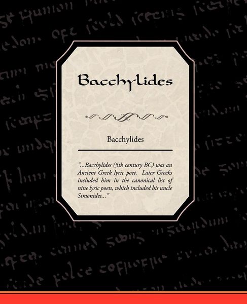 Produktbild: Bacchylides