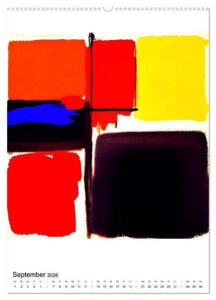 Produktbild: Modern ART Farbkompositionen (Wandkalender 2026 DIN A2 hoch), CALVENDO Monatskalender
