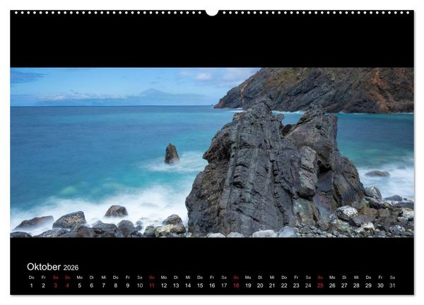 Produktbild: La Gomera - Kanarisches Naturparadies (hochwertiger Premium Wandkalender 2026 DIN A2 quer), Kunstdruck in Hochglanz