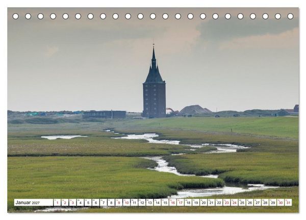 Produktbild: Wangerooge - Momente einer Reise (Tischkalender 2027 DIN A5 quer), CALVENDO Monatskalender