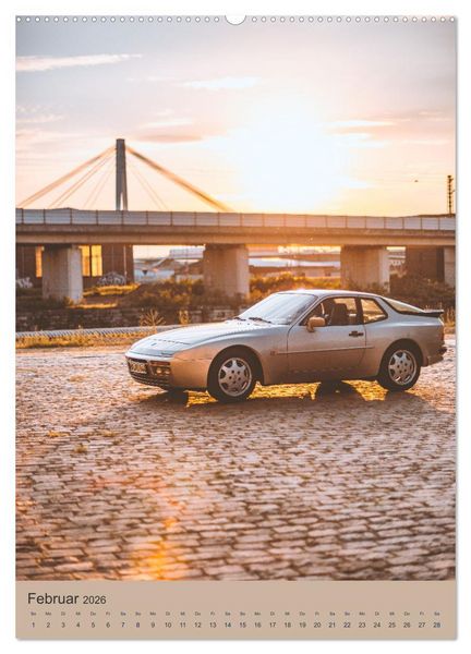 Produktbild: Porsche 944 - Fine Art (Wandkalender 2026 DIN A2 hoch), CALVENDO Monatskalender