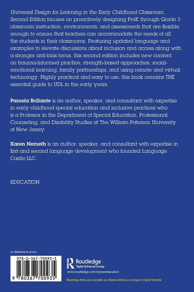 Produktbild: Universal Design for Learning in the Early Childhood Classroom