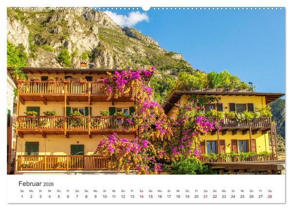 Produktbild: Limone sul Garda - Traumreiseziel (hochwertiger Premium Wandkalender 2026 DIN A2 quer), Kunstdruck in Hochglanz
