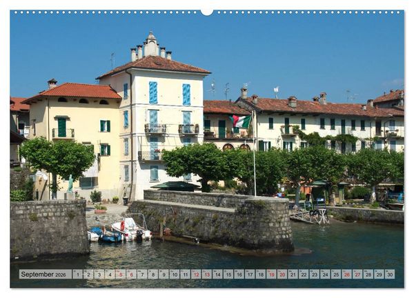 Produktbild: Isola dei Pescatori im Lago Maggiore (Wandkalender 2026 DIN A2 quer), CALVENDO Monatskalender