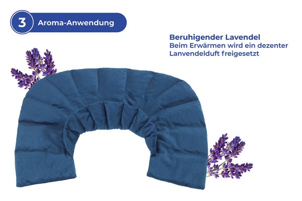Produktbild: Beschwertes Schulterkissen Warm & Kalt, Nacken- & Schulterauflage mit W&auml;rme- und K&auml;lte-Effekt
