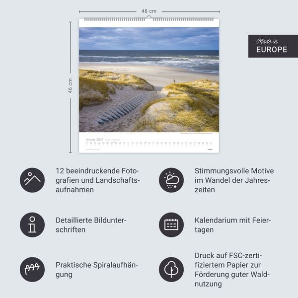Produktbild: Die Insel Sylt Edition Kalender 2027 - Hans Jessel