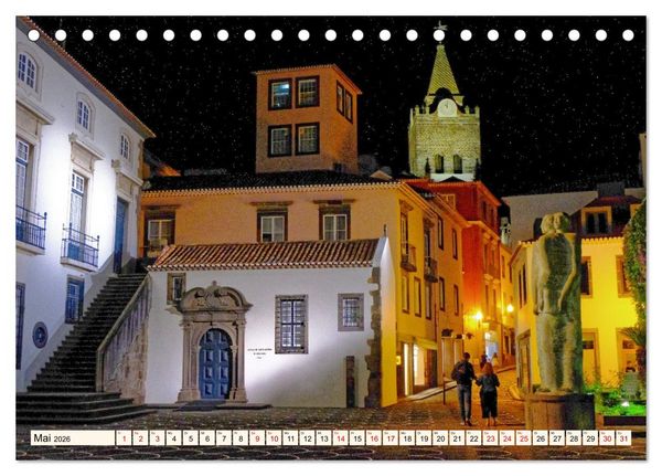 Produktbild: Funchal - Die Hauptstadt von Madeira (Tischkalender 2026 DIN A5 quer), CALVENDO Monatskalender