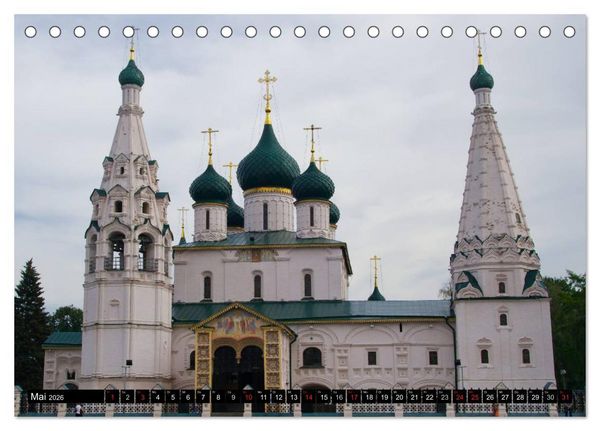 Produktbild: Flussfahrt Moskau - St. Petersburg (Tischkalender 2026 DIN A5 quer), CALVENDO Monatskalender