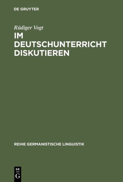 Produktbild: Im Deutschunterricht diskutieren