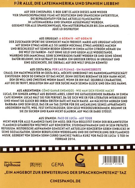 Produktbild: Cinespanol Box 5 [4 DVDs]