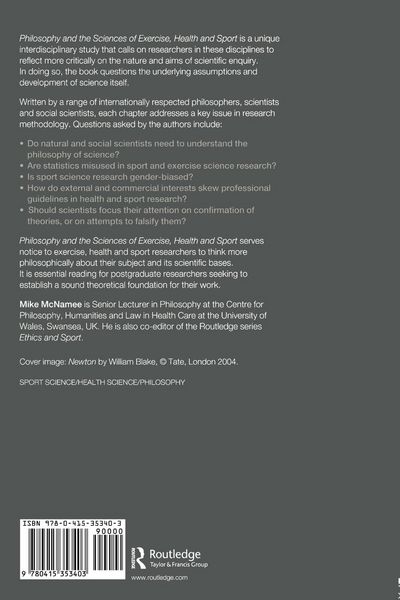 Produktbild: Philosophy and the Sciences of Exercise, Health and Sport