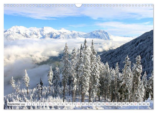 Produktbild: Eiszeit. Winter und Frost in der Natur (Wandkalender 2026 DIN A3 quer), CALVENDO Monatskalender