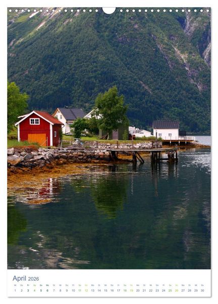 Produktbild: Norwegen - Unterwegs im Fjordland (Wandkalender 2026 DIN A3 hoch), CALVENDO Monatskalender