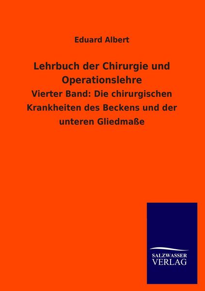 Produktbild: Lehrbuch der Chirurgie und Operationslehre