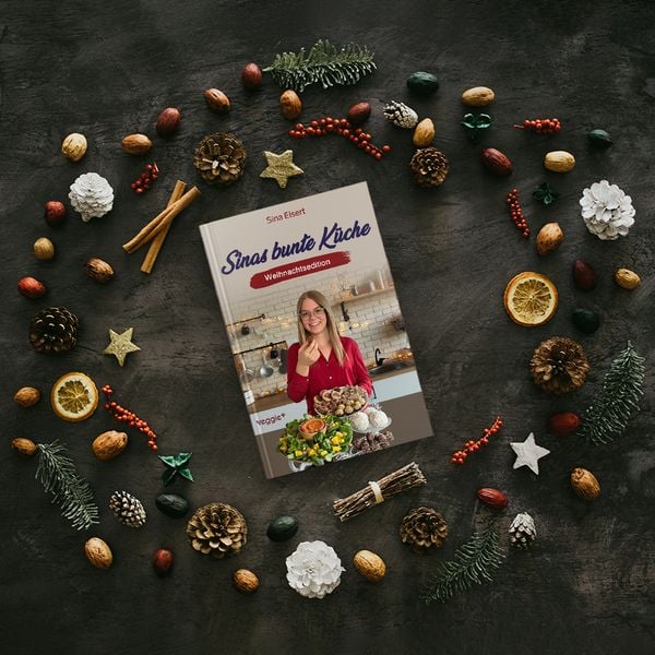 Produktbild: Sinas bunte K&uuml;che - vegan und zuckerfrei (Weihnachtsedition)