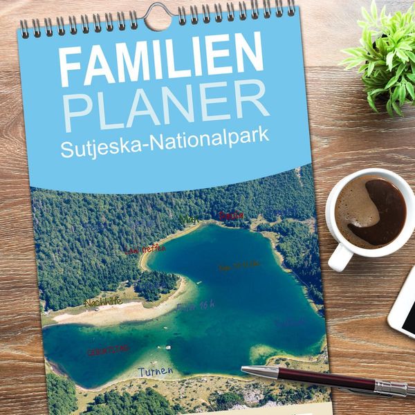 Produktbild: Familienplaner 2026 - Sutjeska-Nationalpark mit 5 Spalten (Wandkalender, 21 x 45 cm) CALVENDO