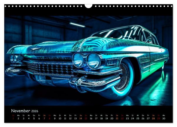 Produktbild: Surreale Oldtimer (Wandkalender 2026 DIN A3 quer), CALVENDO Monatskalender