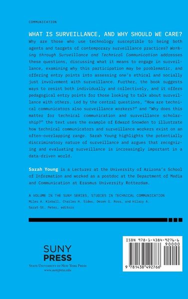 Produktbild: Working through Surveillance and Technical Communication
