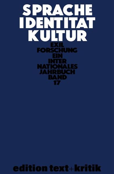 Produktbild: Sprache - Identit&auml;t - Kultur