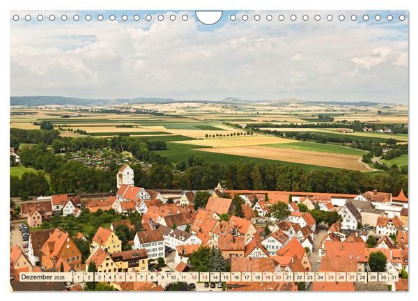 Produktbild: N&Ouml;RDLINGEN - Leben im Meteoritenkrater (Wandkalender 2026 DIN A4 quer), CALVENDO Monatskalender