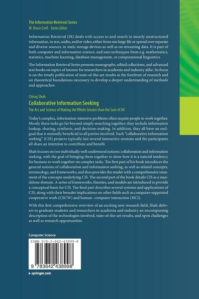 Produktbild: Collaborative Information Seeking