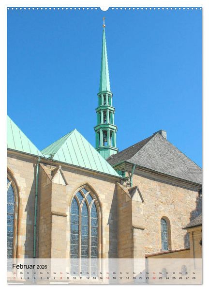 Produktbild: Historisches Essen (hochwertiger Premium Wandkalender 2026 DIN A2 hoch), Kunstdruck in Hochglanz