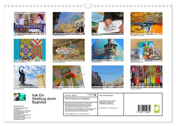 Produktbild: Irak Ein Streifzug durch Baghdad (Wandkalender 2026 DIN A3 quer), CALVENDO Monatskalender