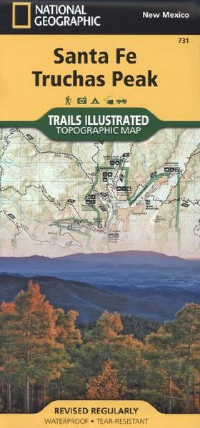 Produktbild: Santa Fe, Truchas Peak Map