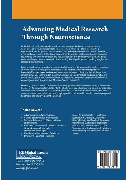 Produktbild: Advancing Medical Research Through Neuroscience