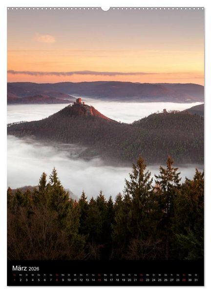 Produktbild: NATURWUNDER PF&Auml;LZERWALD (Wandkalender 2026 DIN A2 hoch), CALVENDO Monatskalender