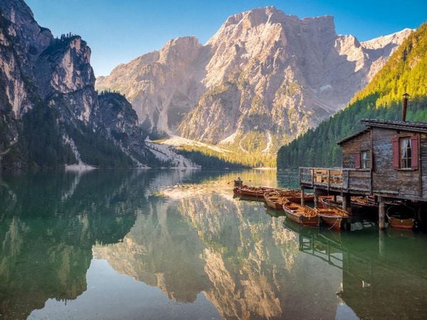 CALVENDO Puzzle Pragser Wildsee 1000 Teile Lege-Größe 640 x 480 cm Foto-Puzzle Bild von None VogtArt