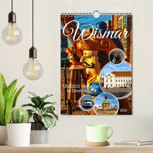 Produktbild: Wismar - UNESCO Welterbe in Deutschland (Wandkalender 2026 DIN A4 hoch), CALVENDO Monatskalender