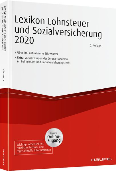 Lexikon Lohnsteuer und Sozialversicherung 2020 - inkl. Onlinezugang