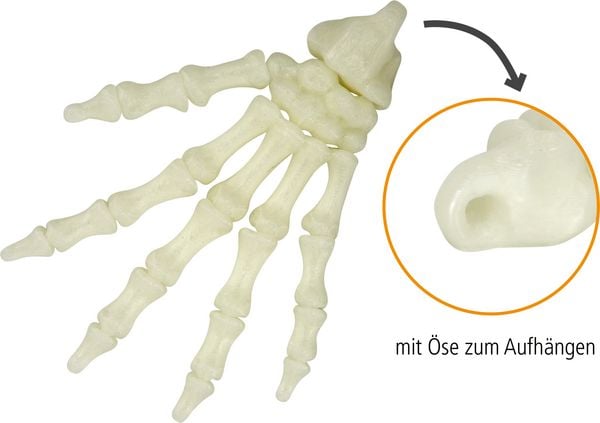 Produktbild: Fluoreszierende Skelett-Hand - Wild+Cool