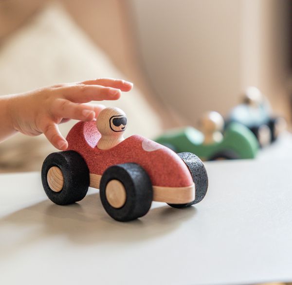 Produktbild: E-Cork Racer, red - Schiebefahrzeug