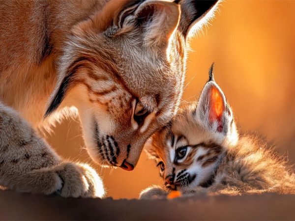 Produktbild: CALVENDO Puzzle Luchs | 1000 Teile Lege-Gr&ouml;&szlig;e 64x48cm Foto-Puzzle f&uuml;r gl&uuml;ckliche Stunden