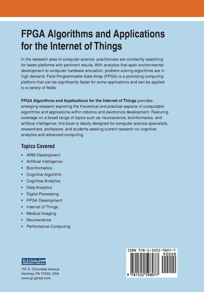 Produktbild: FPGA Algorithms and Applications for the Internet of Things