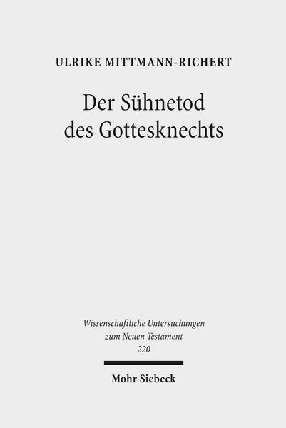 Produktbild: Der S&uuml;hnetod des Gottesknechts