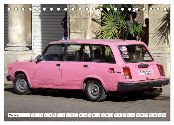Produktbild: LADA KOMBI - Die sowjetische Auto-Legende WAS-2102 (Tischkalender 2026 DIN A5 quer), CALVENDO Monatskalender