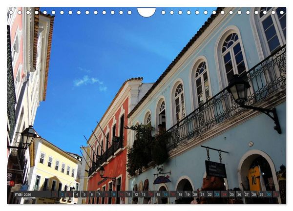 Produktbild: Salvador de Bahia &ndash; Br&eacute;sil (Calendrier mural 2026 DIN A4 vertical), CALVENDO calendrier mensuel