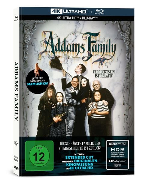 Addams Family - 2-Disc Limited Collector's Edition im Mediabook (4K Ultra HD) (+ Blu-ray)