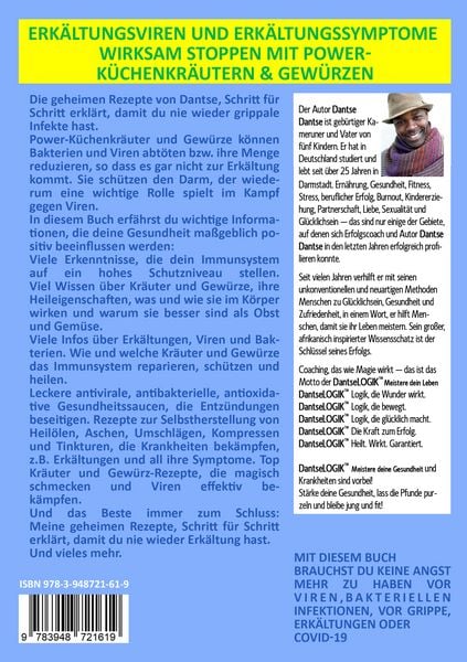 Produktbild: Nie wieder Erk&auml;ltung: Meine geheime Schritt-f&uuml;r-Schritt-Kr&auml;uter-Anweisung - ganzj&auml;hrig immun gegen grippale Ansteckung, auch wenn alle um dich herum krank sind - mit diesen 12 POWER-K&Uuml;CHENKR&Auml;UTERN & GEW&Uuml;RZEN